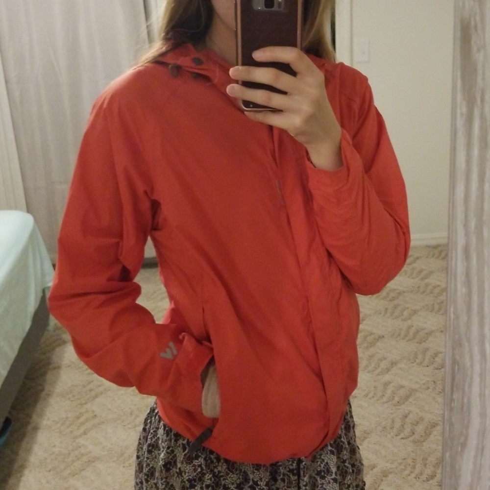 Coral Windbreaker/Rain Coat